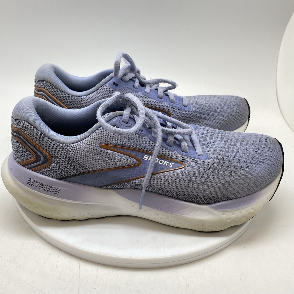 Brooks Sneakers Womens 9.5 B Glycerin 21 1204081B544 Purple Running Gym Shoes